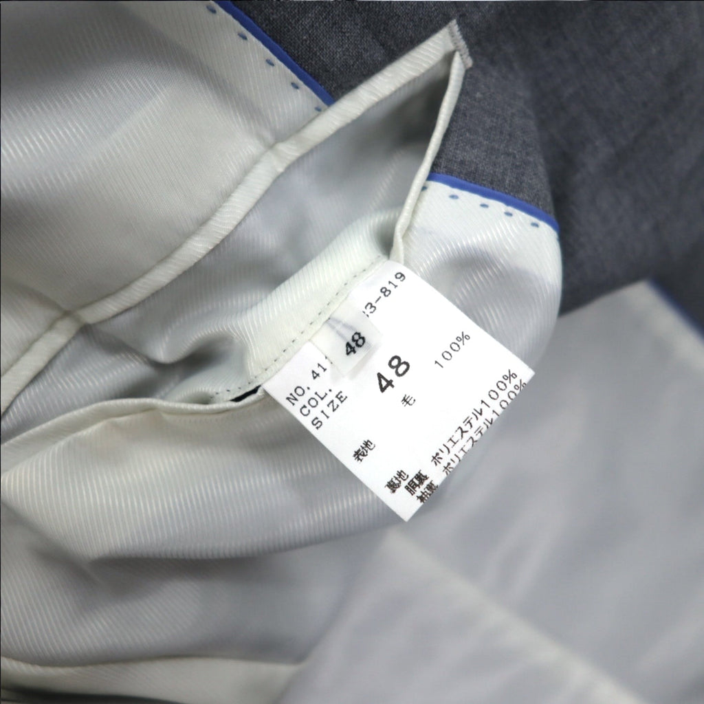 International Gallery BEAMS 2B スーツ セットアップ M グレー ウール 4117-0733-819