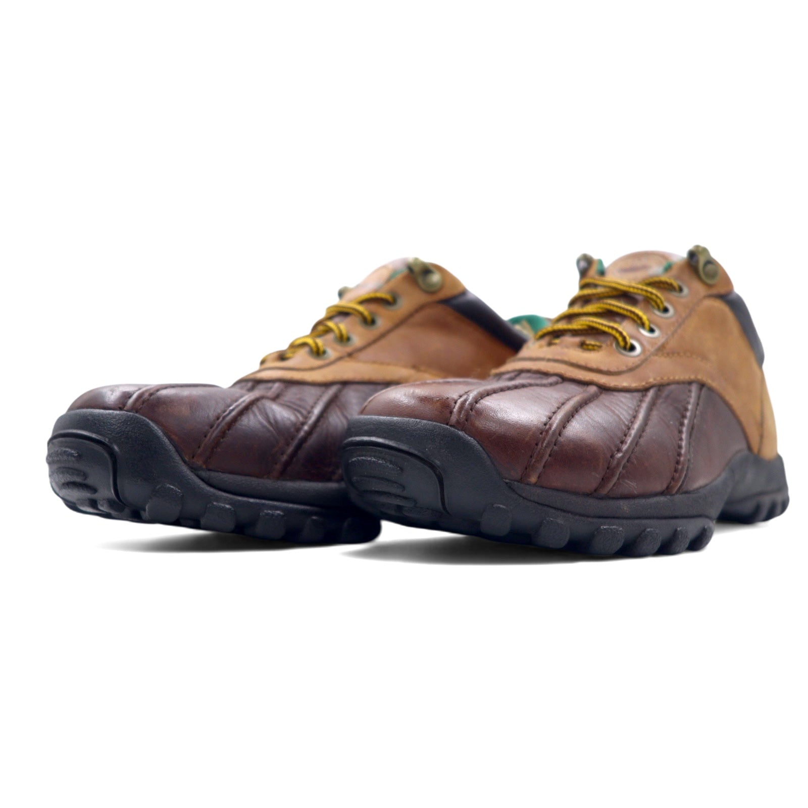 POLO SPORT RALPH LAUREN トレッキングシューズ ダックブーツ 25cm ブラウン レザー 防水