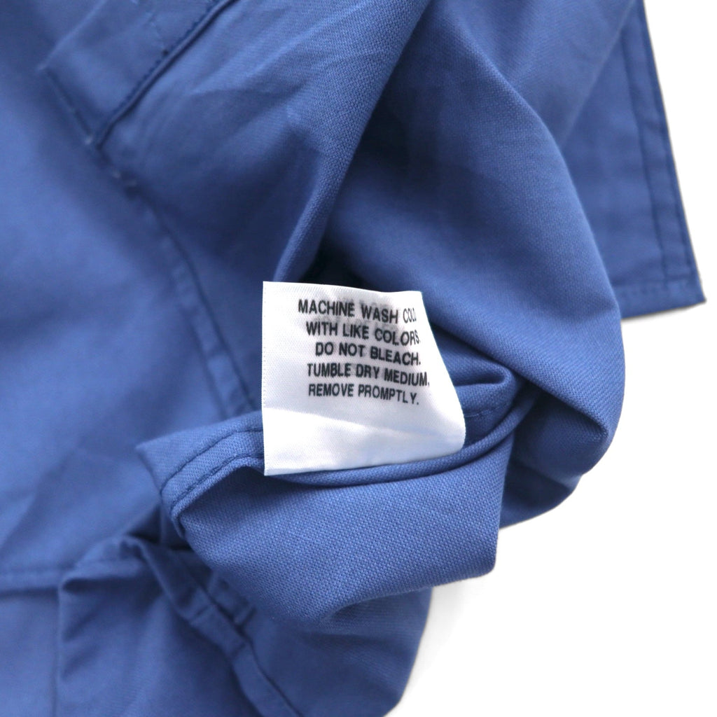 Carhartt camicia da lavoro a maniche corte taglia L, blu navy, cotone, taschino sul petto, ricamo aziendale americano TIMBER 384-19, made in Messico