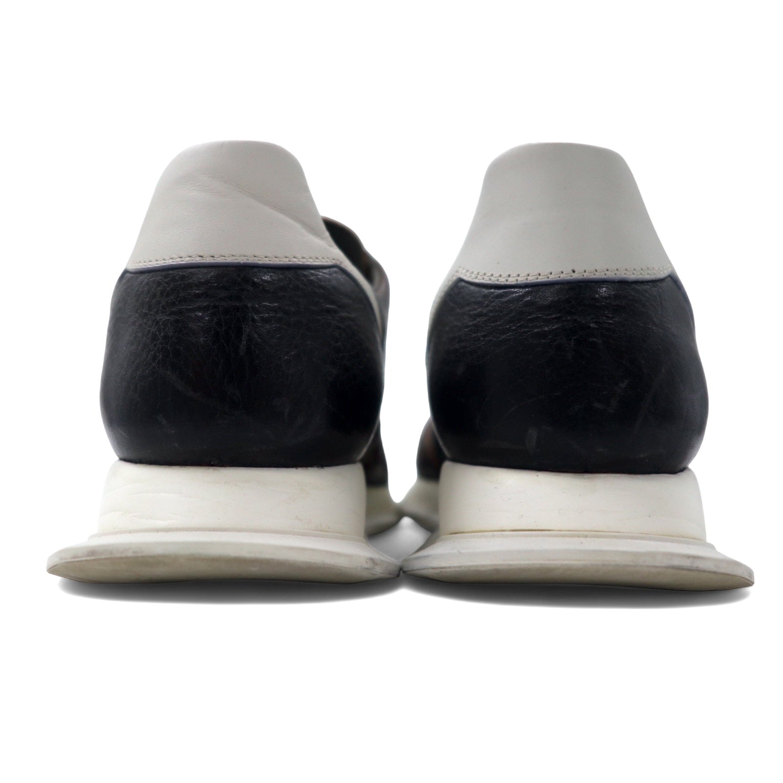 Rick Owens Runner Sneakers 25cm Nero Marrone Pelle Black Vintage Runner Sneakers 19 S2811