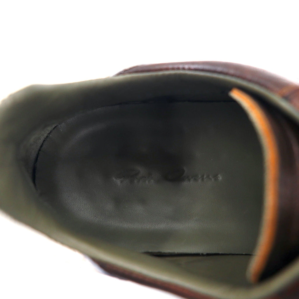 Rick Owens Runner Sneakers 25cm Nero Marrone Pelle Black Vintage Runner Sneakers 19 S2811