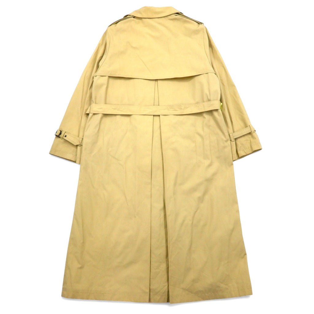 Trench Balenciaga, Made in Poland anni '80, taglia XL, beige cotone poliestere.