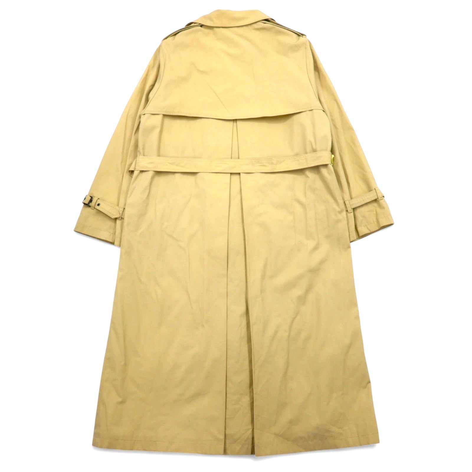 Trench Balenciaga, Made in Poland anni '80, taglia XL, beige cotone poliestere.