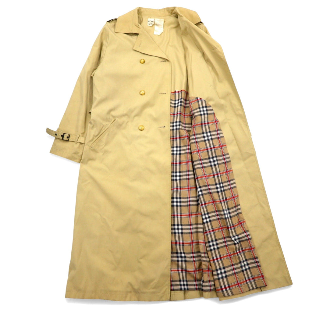 Trench Balenciaga, Made in Poland anni '80, taglia XL, beige cotone poliestere.