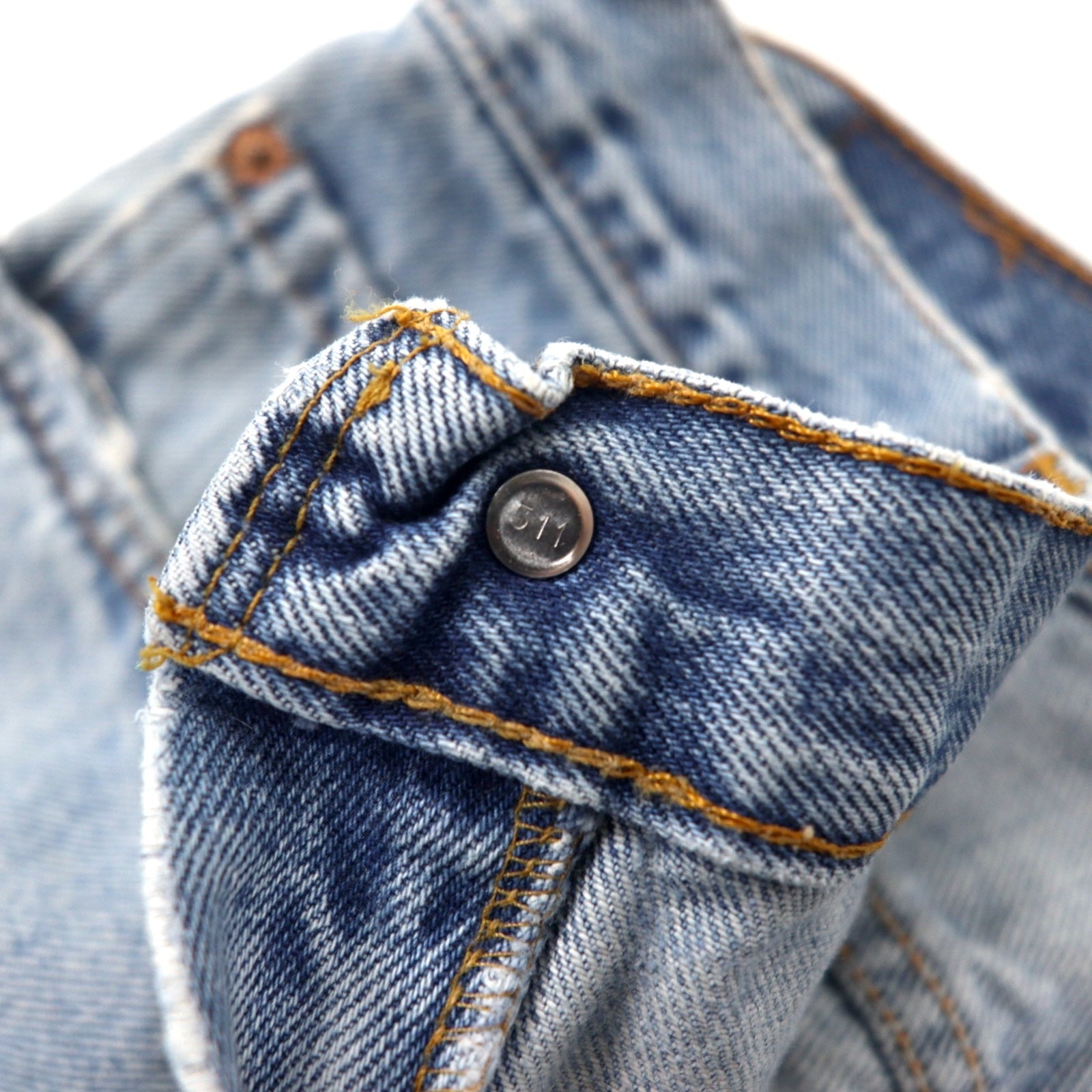 Levi's Made in USA anni '90 560 Loose Fit Tapered Jeans 32 Blu Cotone Chiusura a zip 560-4891