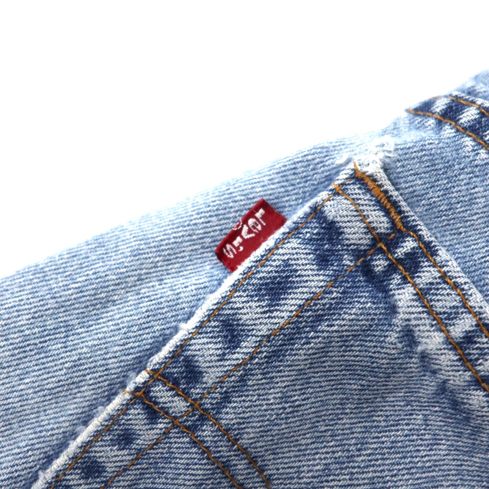 Levi's Made in USA anni '90 560 Loose Fit Tapered Jeans 32 Blu Cotone Chiusura a zip 560-4891