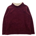 Cabela's Dolcevita in pile sherpa pullover M Bordeaux Poliestere Acrilico