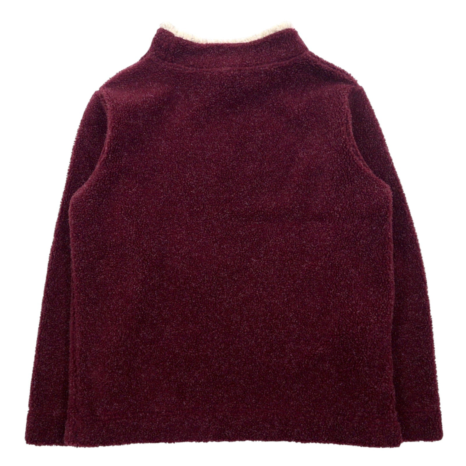 Cabela's Dolcevita in pile sherpa pullover M Bordeaux Poliestere Acrilico