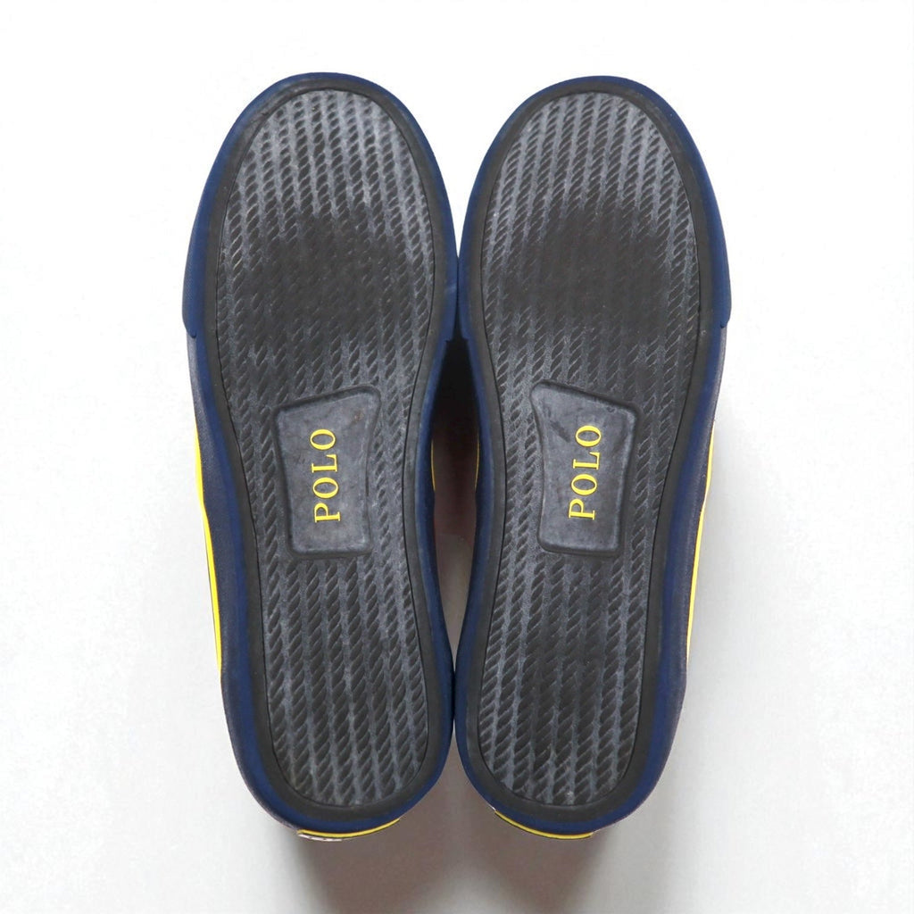 POLO RALPH LAUREN ソートン THORTON Ⅲ-NE キャンバス スニーカー 27cm マルチカラー ロゴワッペン 01087