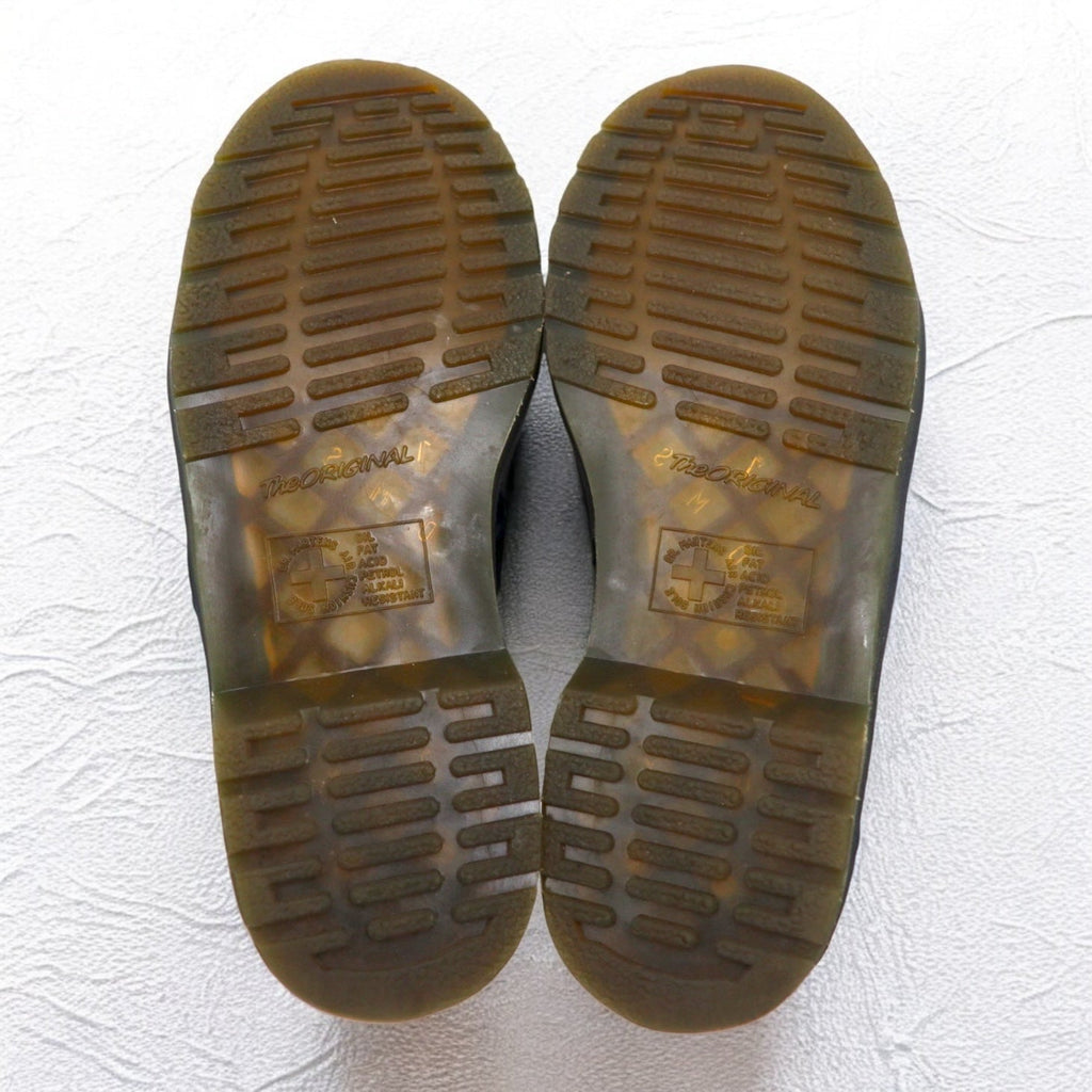 Dr.Martens ベルト ドレスシューズ 26cm ブラック スムースレザー QUYNN LOW BUCKLE LEATHER SHOES 25603001