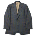 Giacca sartoriale monopetto Burberrys Old 2B, 98-88-175 AB6, fantasia scozzese marrone, in lana, made in Japan.