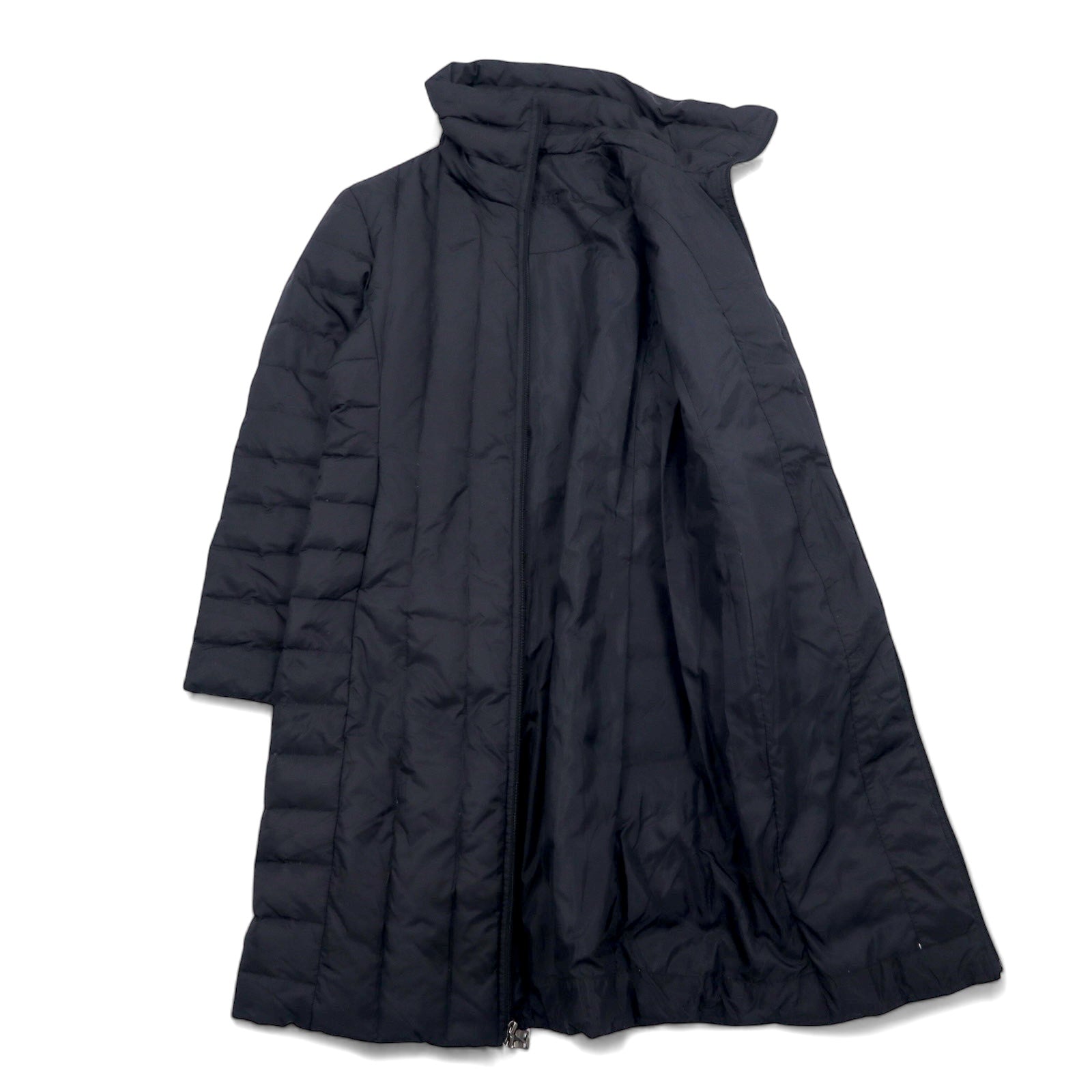 GUESS piumino a collo alto anni '90, taglia M, nero, in nylon, doppia cerniera, logo ricamato