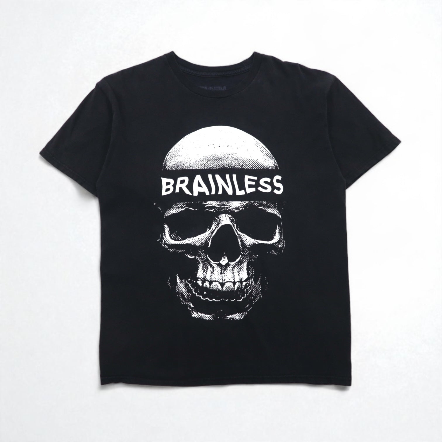 EMINEM Brainless T-shirt Hip Hop L Nera Cotone Teschio Made in Mexico