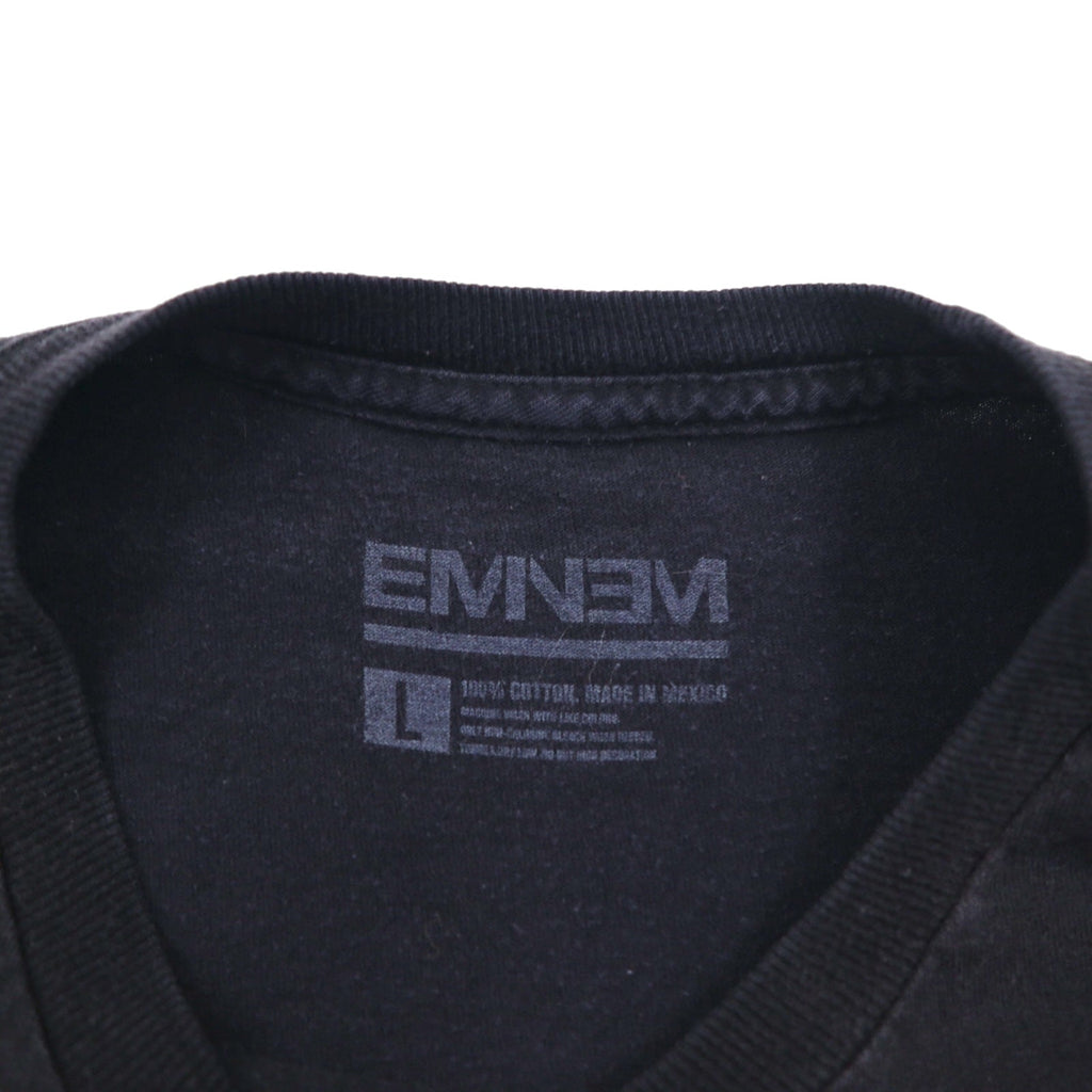 EMINEM エミネム BRAINLESS ヒップホップ Tシャツ L ブラック コットン スカル メキシコ製