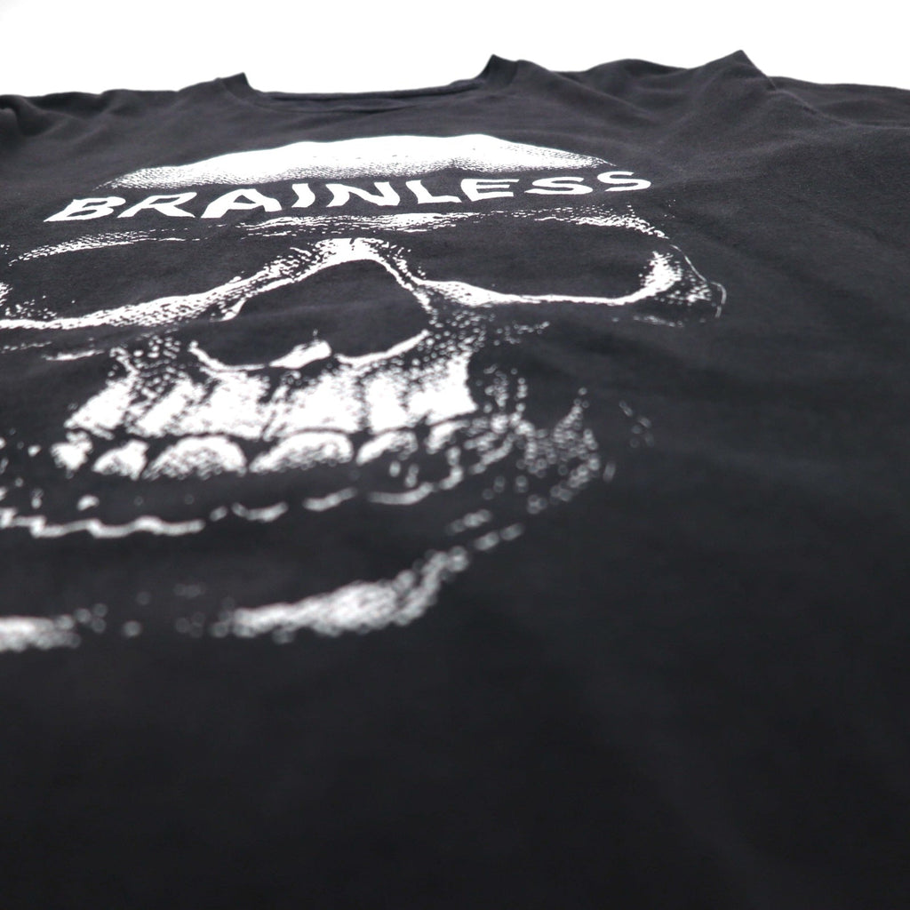 EMINEM エミネム BRAINLESS ヒップホップ Tシャツ L ブラック コットン スカル メキシコ製