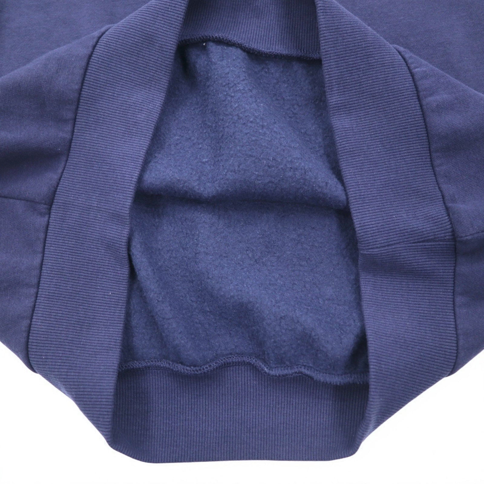 Felpa oversize FILA in cotone felpato, con stampa logo, colore bianco e blu navy, taglia S