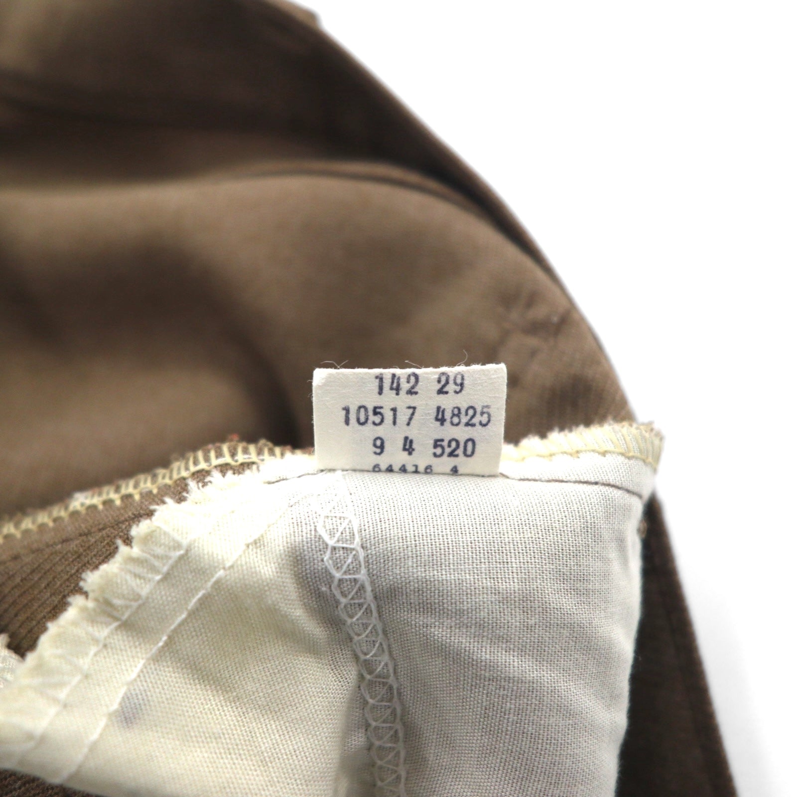 Levi's anni '80 Pantaloni bootcut in poliestere made in USA Marrone L Etichetta nera Cerniera 42TALON 10517 4825