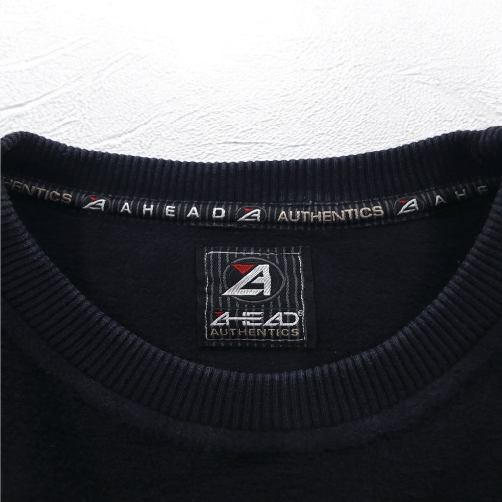 Vintage 90s Canada Made Sweatshirt AHEAD AUTHENTICS カナダ製 90年代 スウェット XL ブラック