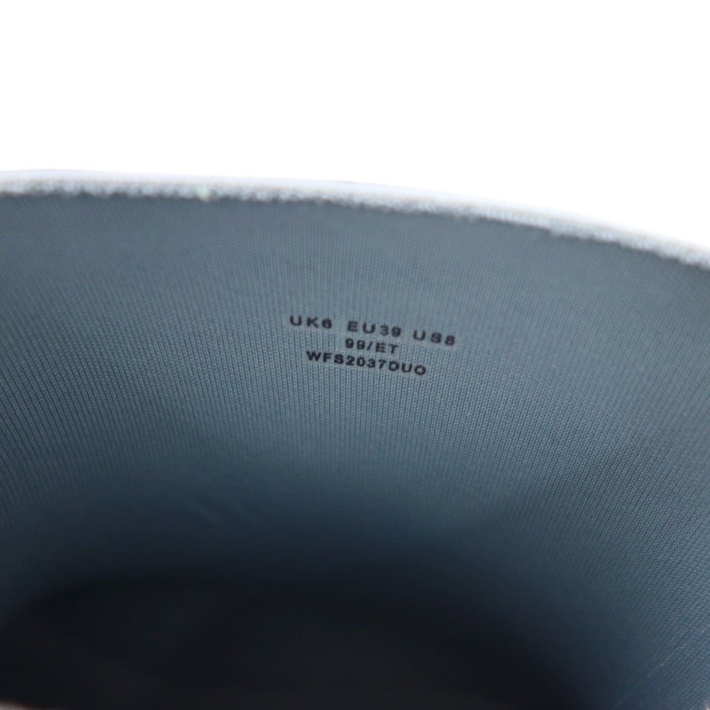 HUNTER リファインド ロー ヒール バイカー グロスデュオ REF LOW HEEL BIKER GLOSS DUO ラバーブーツ レインブーツ 25cm グレー WFS2037DUO