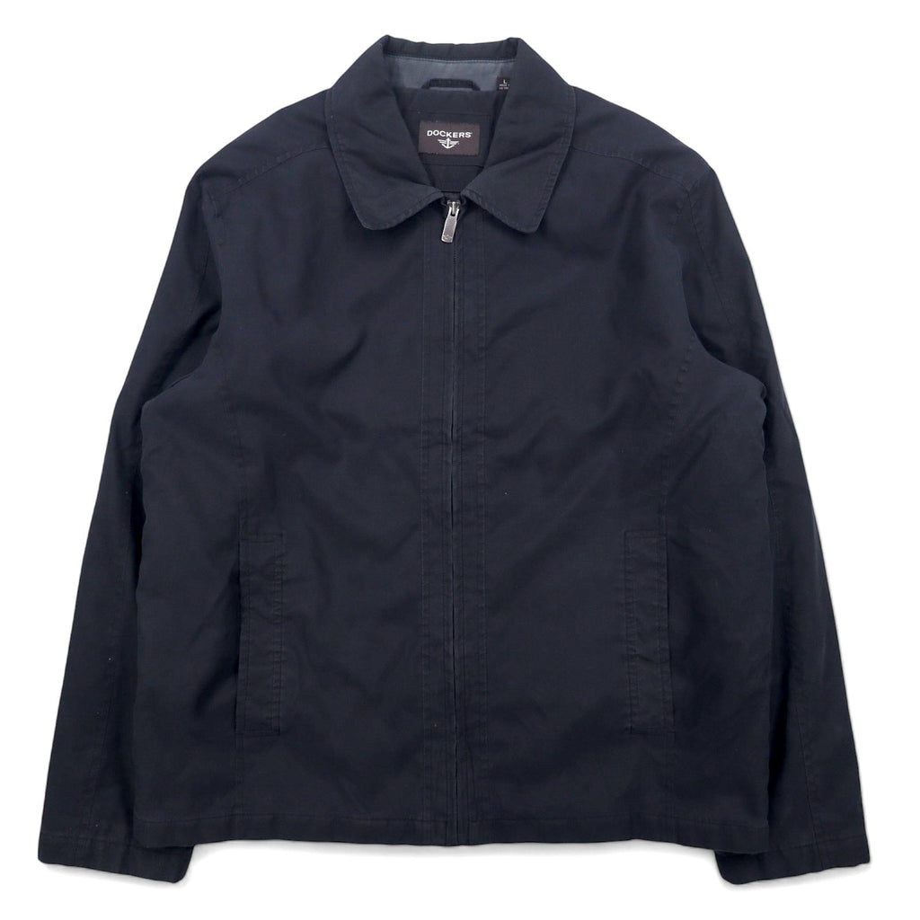 DOCKERS (Levi's) Giacca Harrington in pelle scamosciata, taglia L, colore nero, poliestere