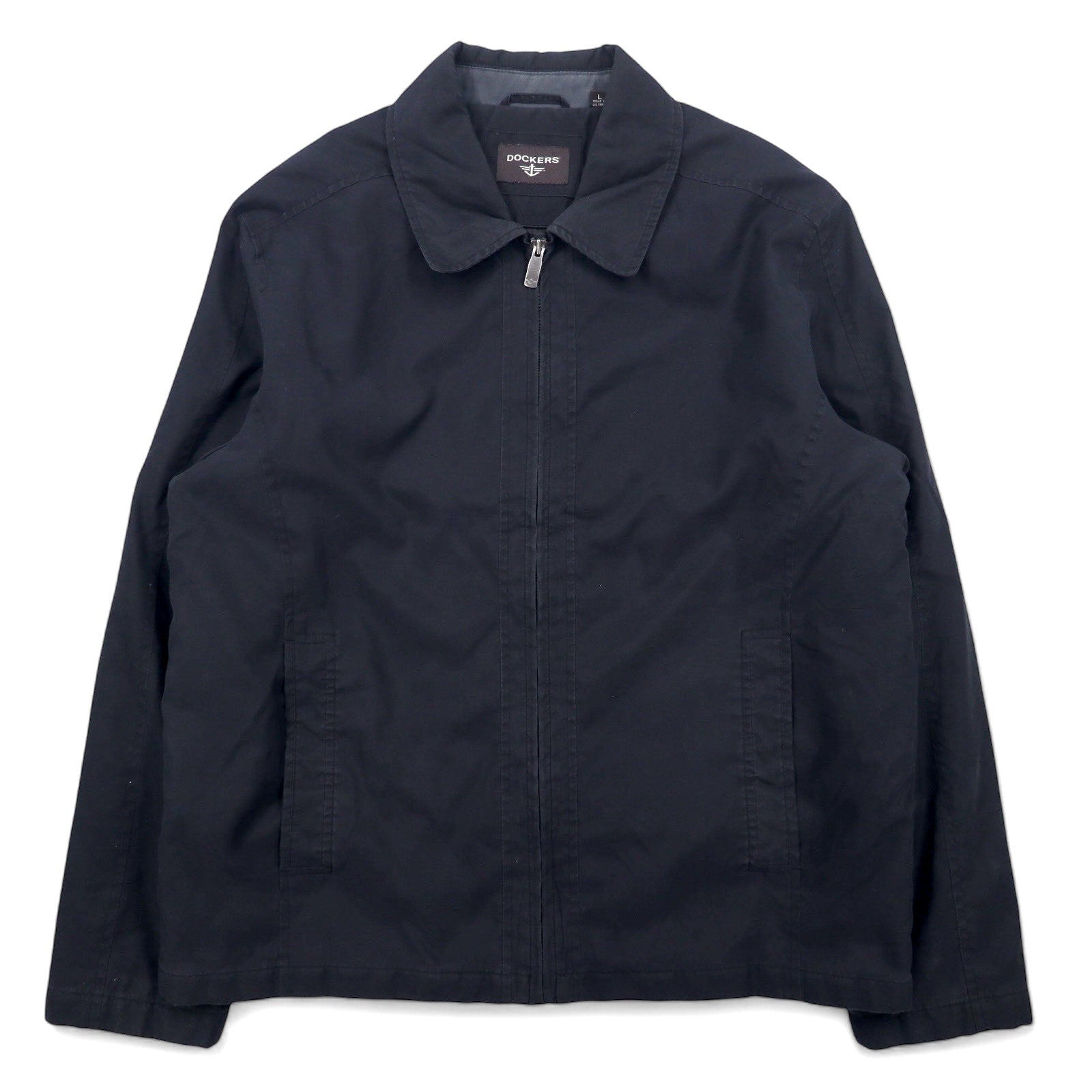 DOCKERS (Levi's) Giacca Harrington in pelle scamosciata, taglia L, colore nero, poliestere