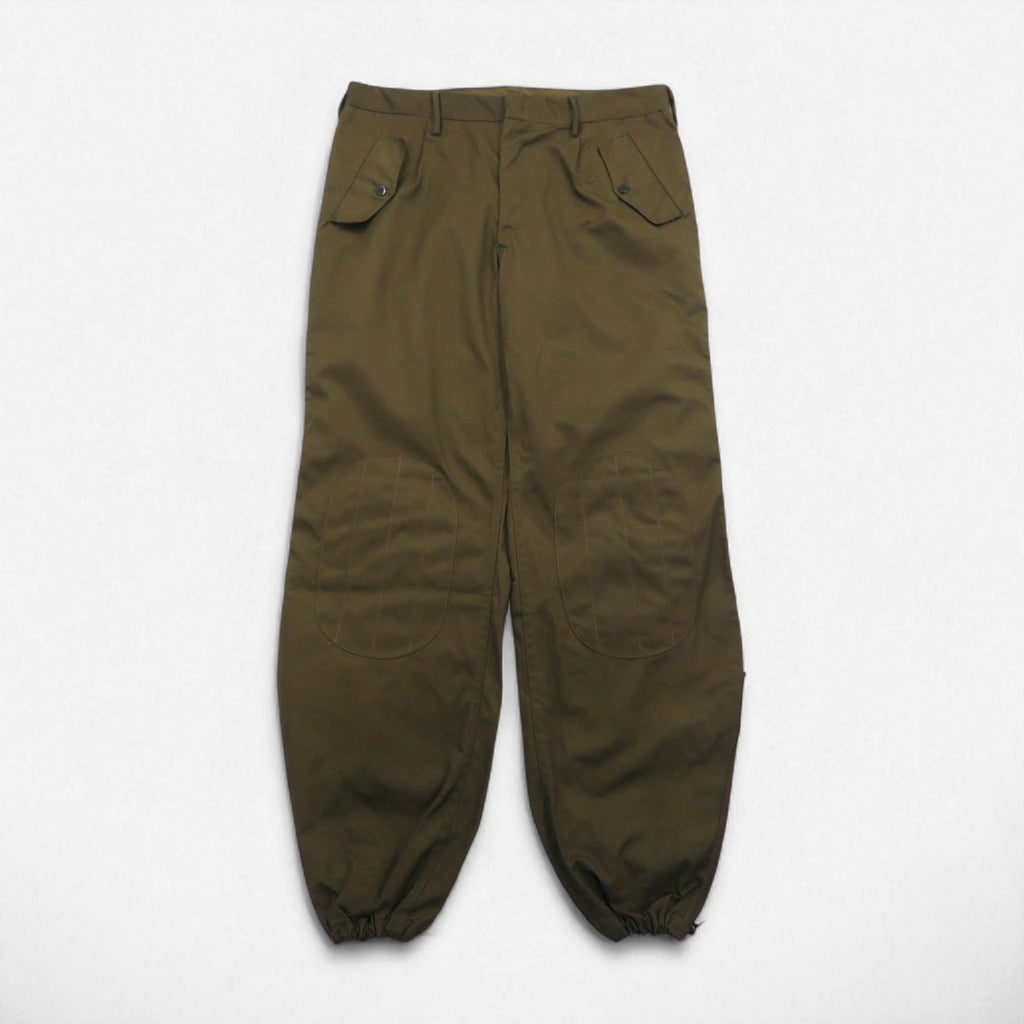 Italian Army Anni '90 Double Knee Pantaloni Paracadutisti L Khaki Cotone Militare G.DI F.