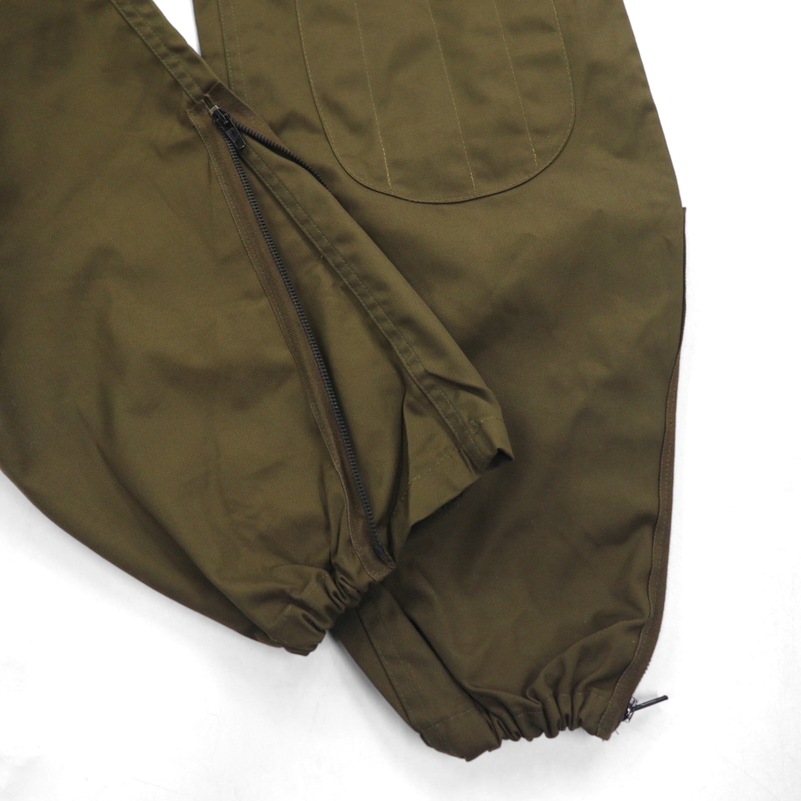 Italian Army Anni '90 Double Knee Pantaloni Paracadutisti L Khaki Cotone Militare G.DI F.