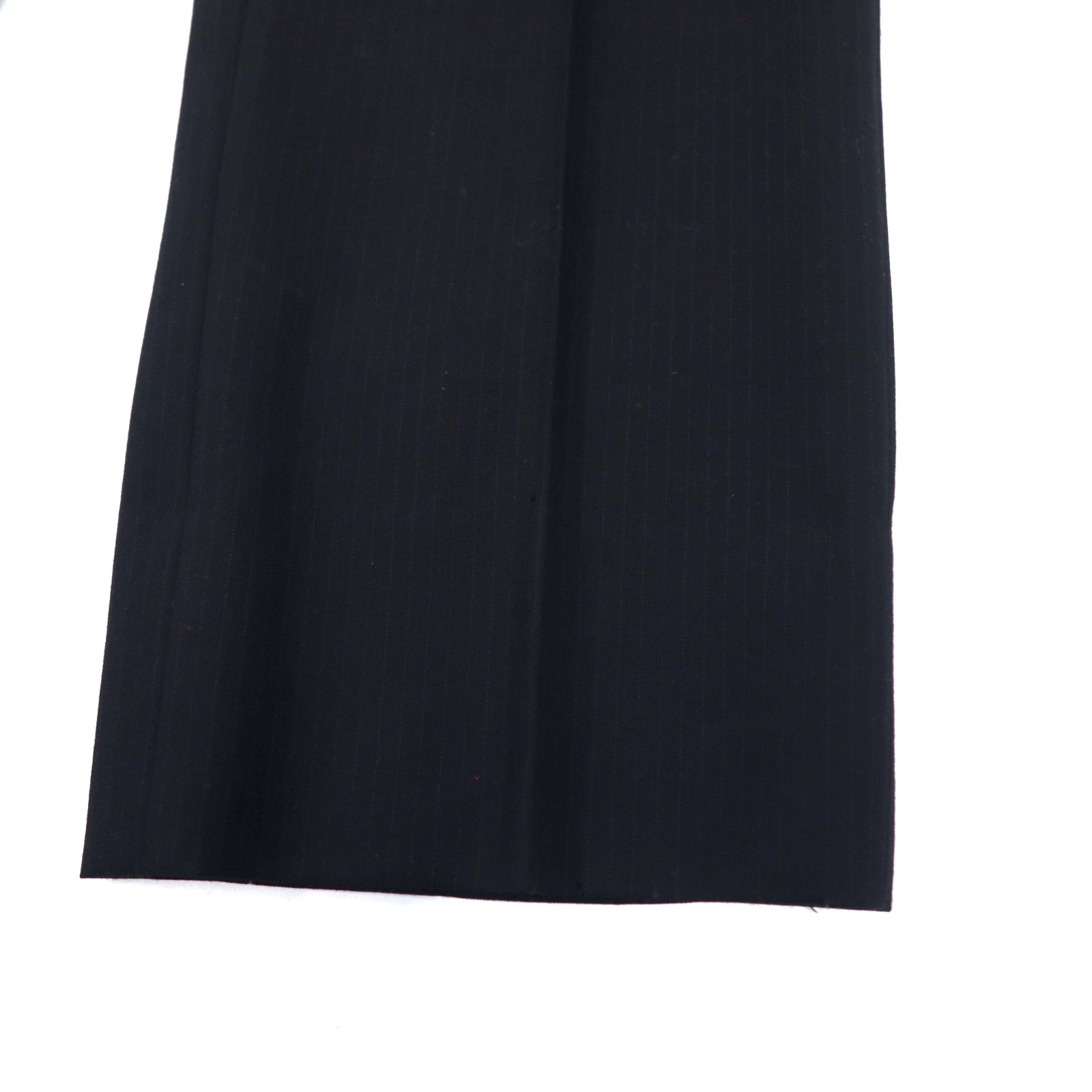 BURBERRY BLACK LABEL completo 3 pezzi 42R nero a righe lana SUPER 100's, made in Japan