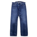 POLO RALPH LAUREN jeans, size 34, blue, cotton, leather patch, zip fly, RL logo embroidery, made in Mexico