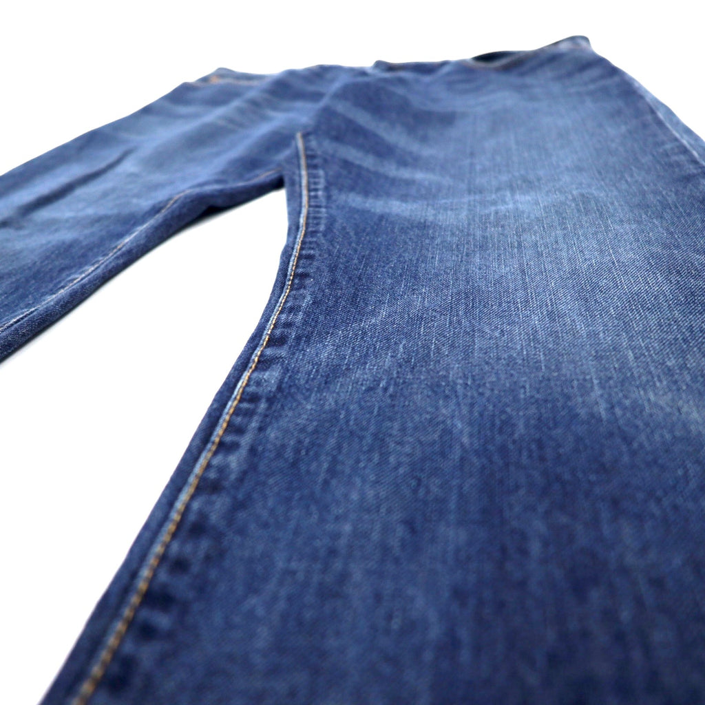 POLO RALPH LAUREN jeans, size 34, blue, cotton, leather patch, zip fly, RL logo embroidery, made in Mexico