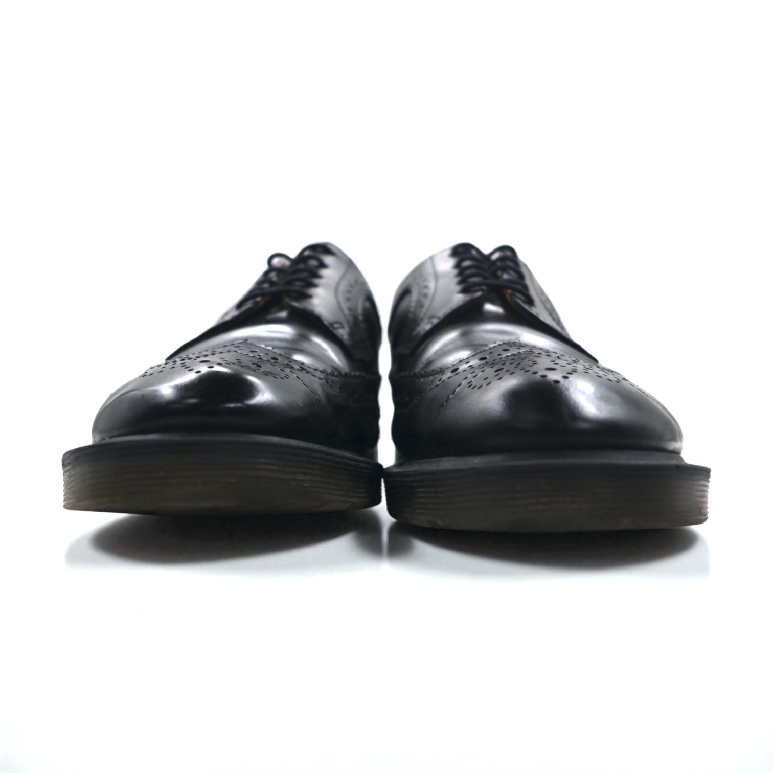 Dr.Martens ウイングチップ フルブローグ ドレスシューズ 27cm ブラック レザー 3989