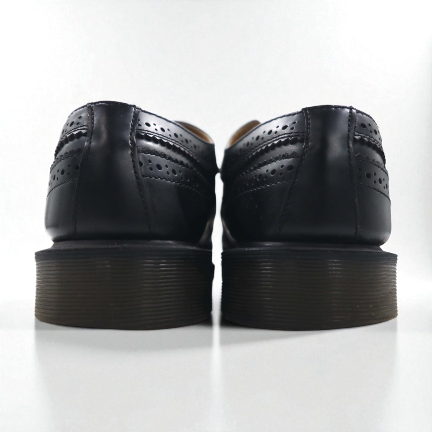 Dr.Martens ウイングチップ フルブローグ ドレスシューズ 27cm ブラック レザー 3989