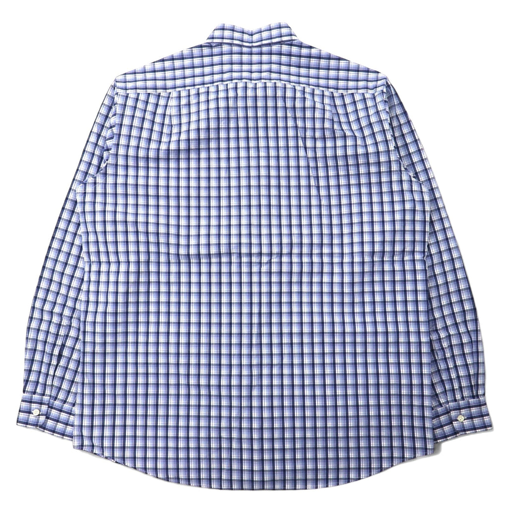 Polo by Ralph Lauren Camicia elegante anni '90 L Blu a quadri Cotone WESTERTON