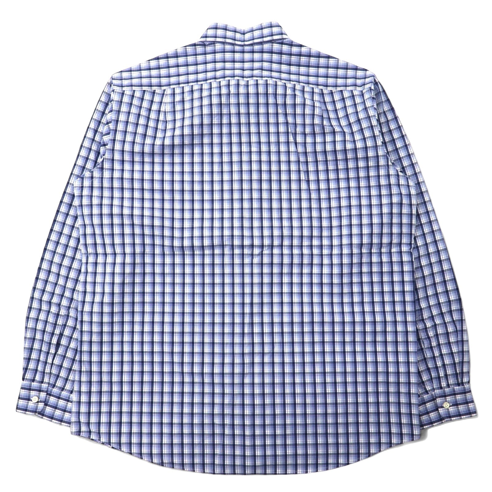 Polo by Ralph Lauren Camicia elegante anni '90 L Blu a quadri Cotone WESTERTON