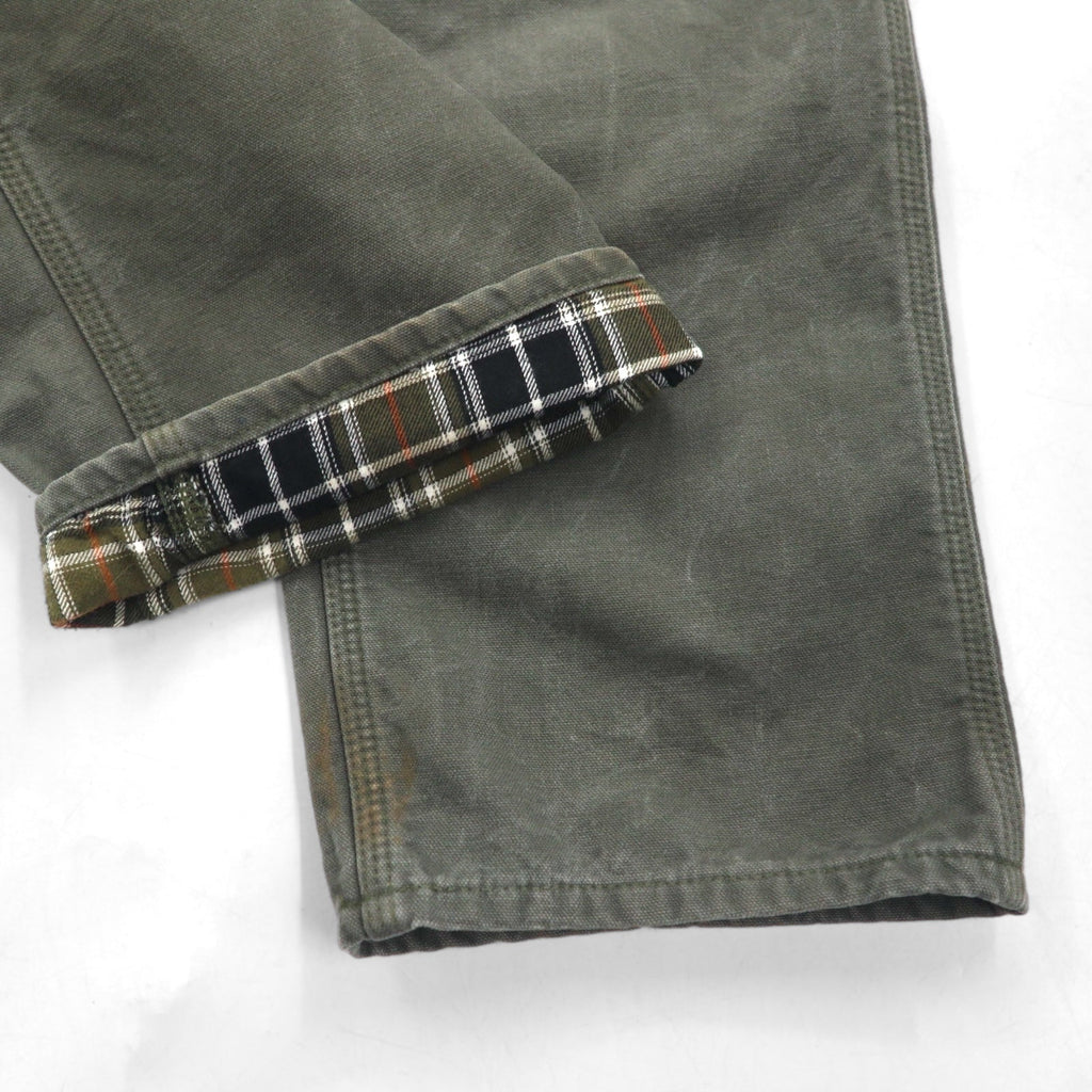 Carhartt Pantaloni da Lavoro Utility Loose Fit in Tela Lavata, Taglia M, Colore Cachi, Modello B111, Pantaloni da Pittore, Made in Mexico
