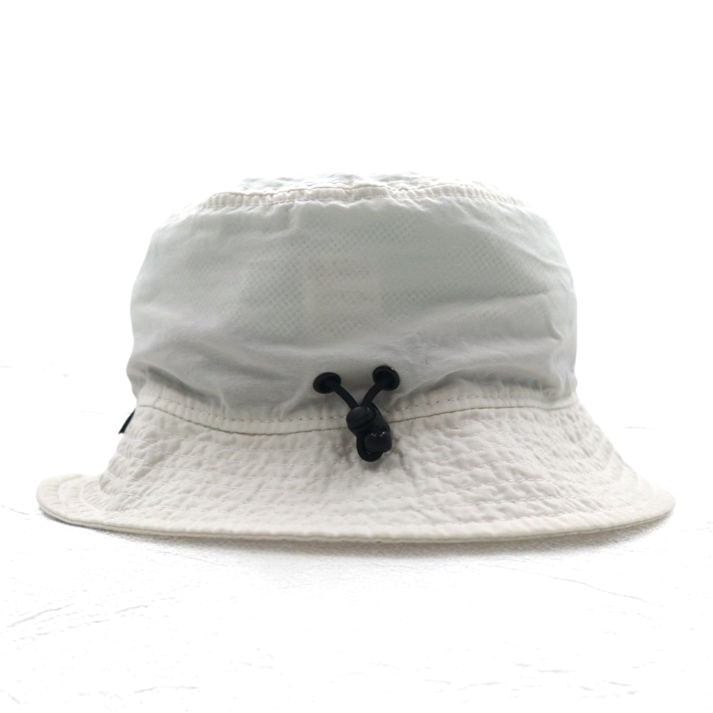 THE NORTH FACE UV Care Stitch Hat Bucket Hat M Bianco Nylon Ricamo Coulisse NN01629