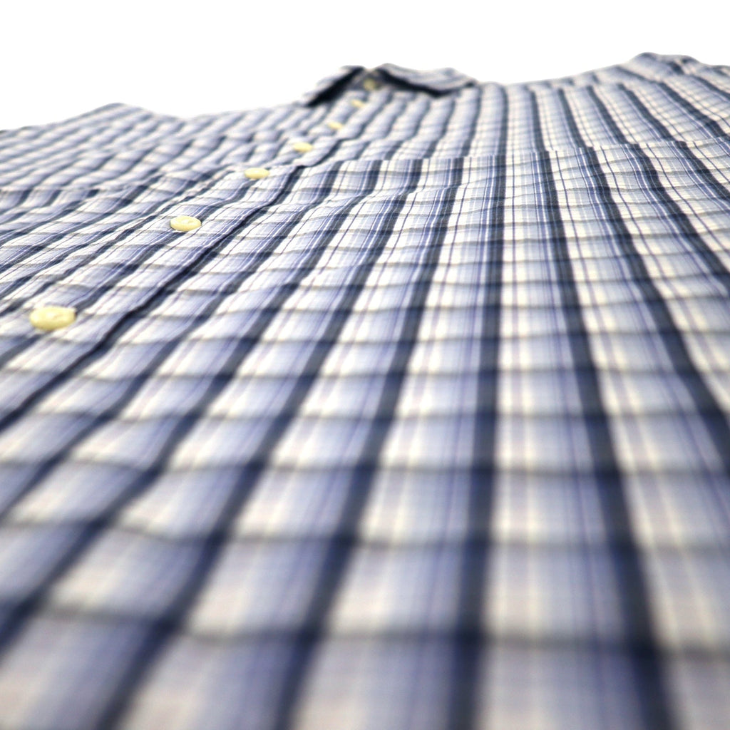 Polo by Ralph Lauren Camicia elegante anni '90 L Blu a quadri Cotone WESTERTON