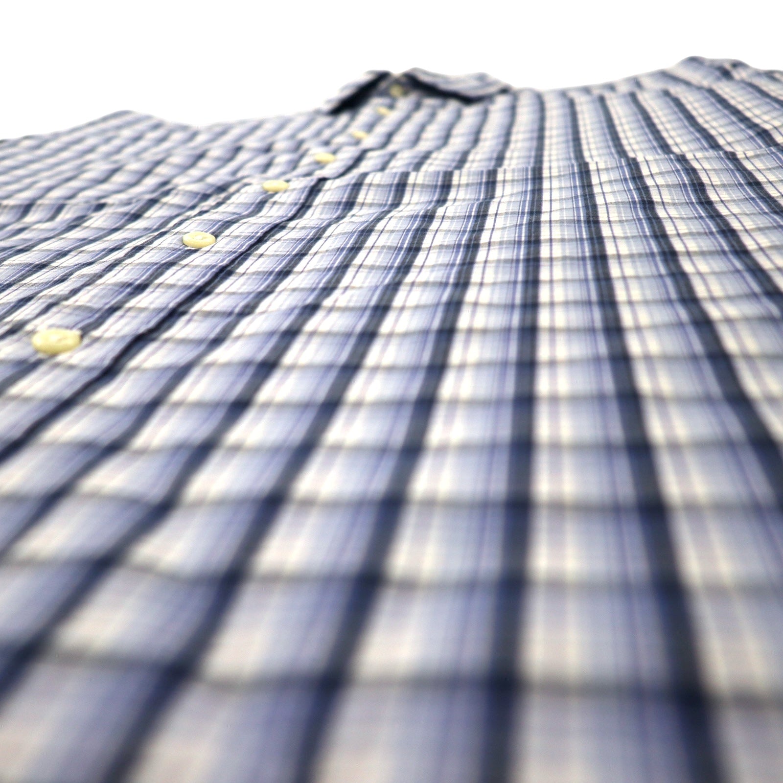 Polo by Ralph Lauren Camicia elegante anni '90 L Blu a quadri Cotone WESTERTON