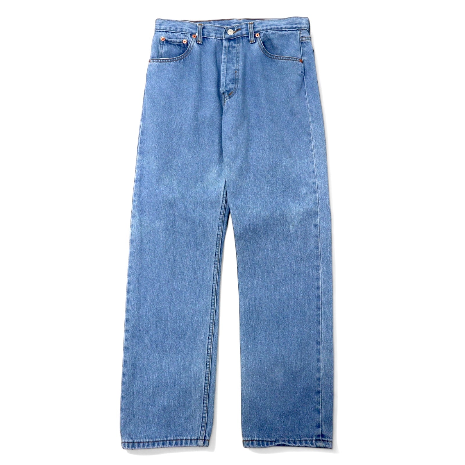 Levi's USA 90s 501 Jeans 32 Blu Stone Wash Cotone Chiusura a bottoni 501-0193