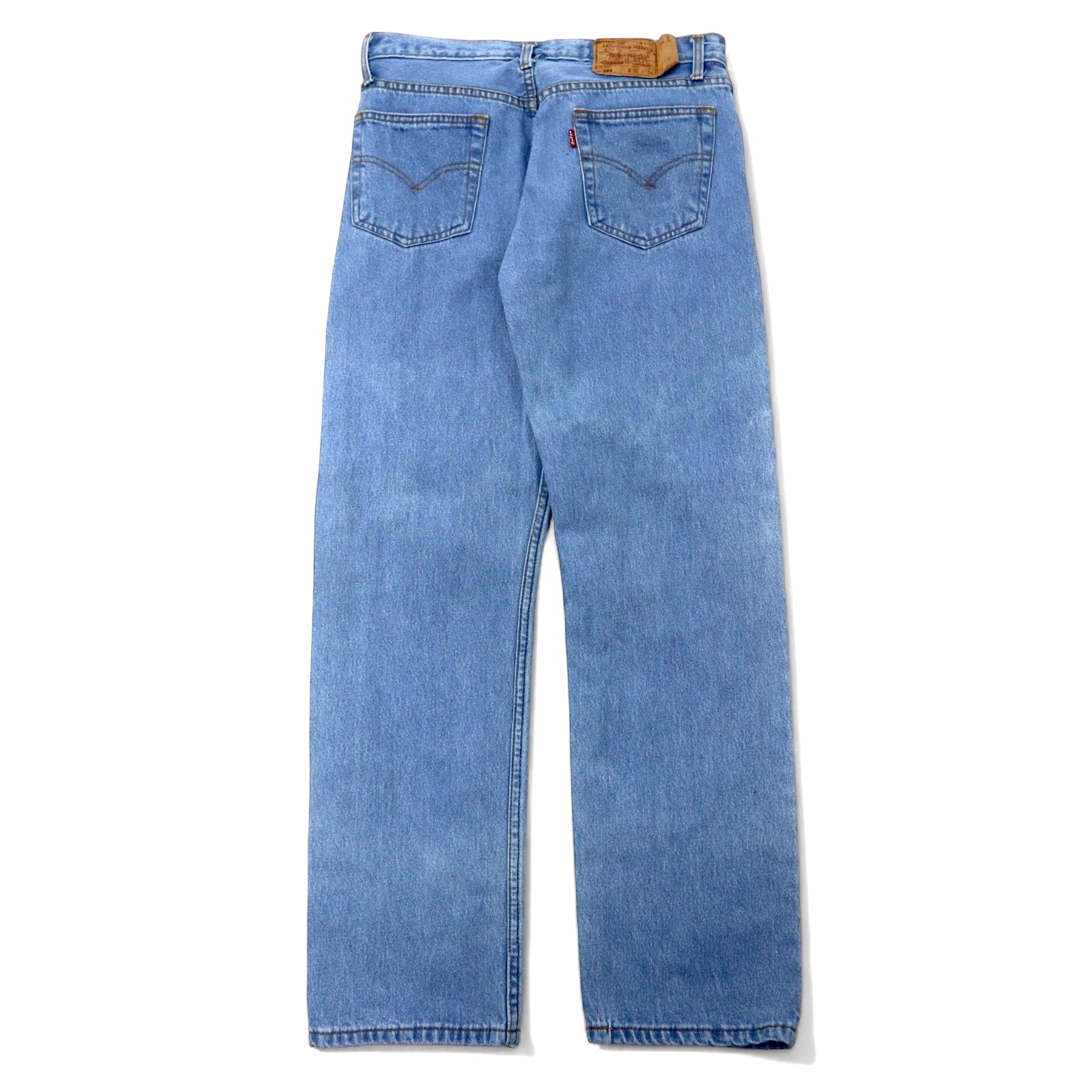 Levi's USA 90s 501 Jeans 32 Blu Stone Wash Cotone Chiusura a bottoni 501-0193