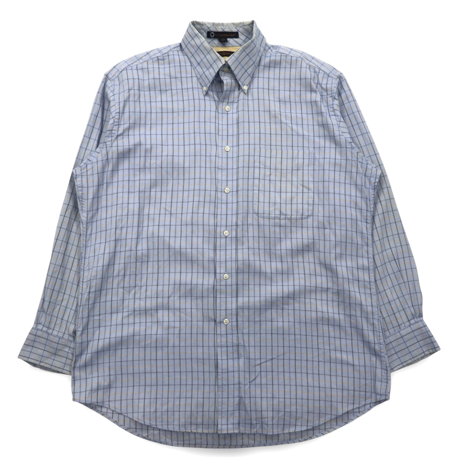 TOMMY HILFIGER 90年代 ビッグサイズ ボタンダウンシャツ L ブルー ウィンドペンチェック