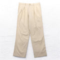 Crocodile Pantaloni Chino con Pinces Dry-Touch L Beige Cotone 1605-08620