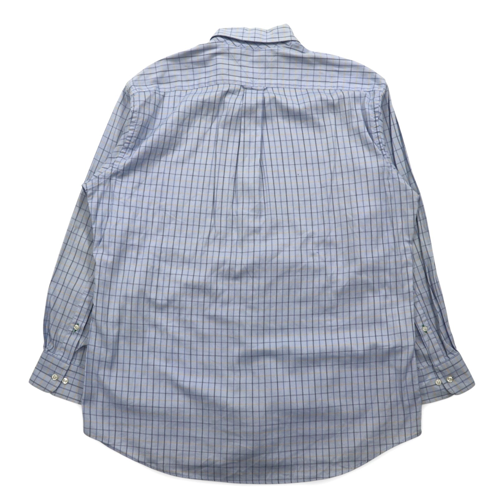 TOMMY HILFIGER 90年代 ビッグサイズ ボタンダウンシャツ L ブルー ウィンドペンチェック