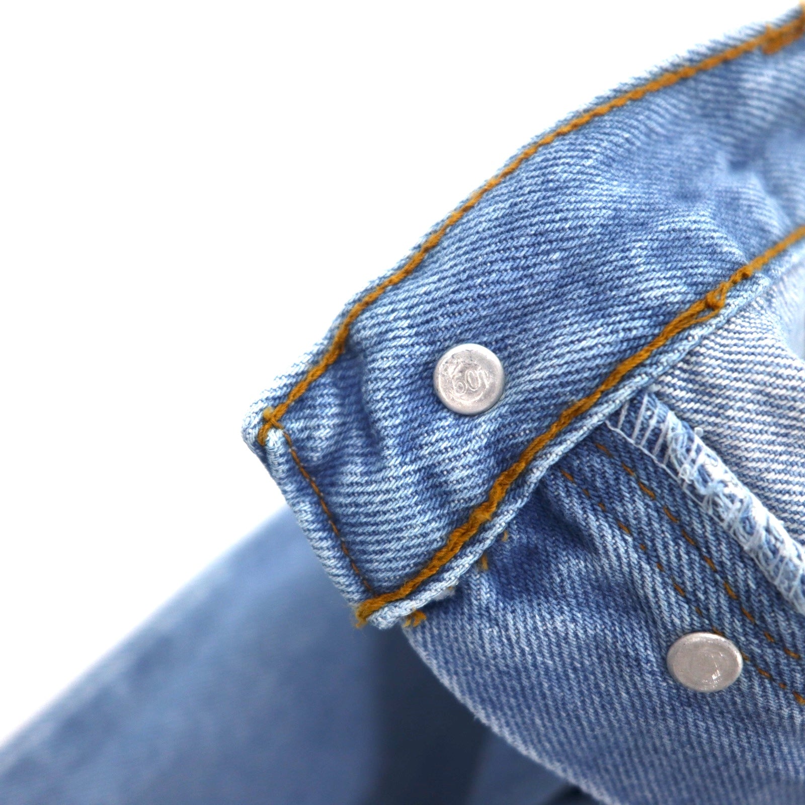 Levi's USA 90s 501 Jeans 32 Blu Stone Wash Cotone Chiusura a bottoni 501-0193
