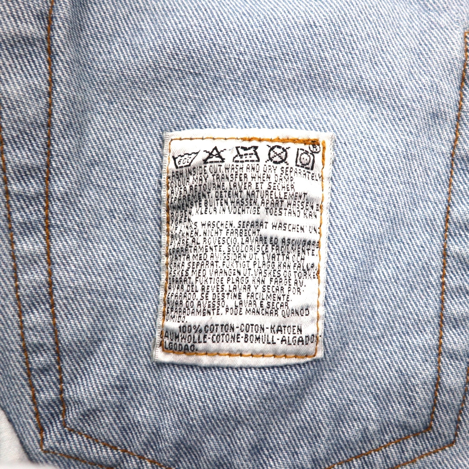 Levi's USA 90s 501 Jeans 32 Blu Stone Wash Cotone Chiusura a bottoni 501-0193