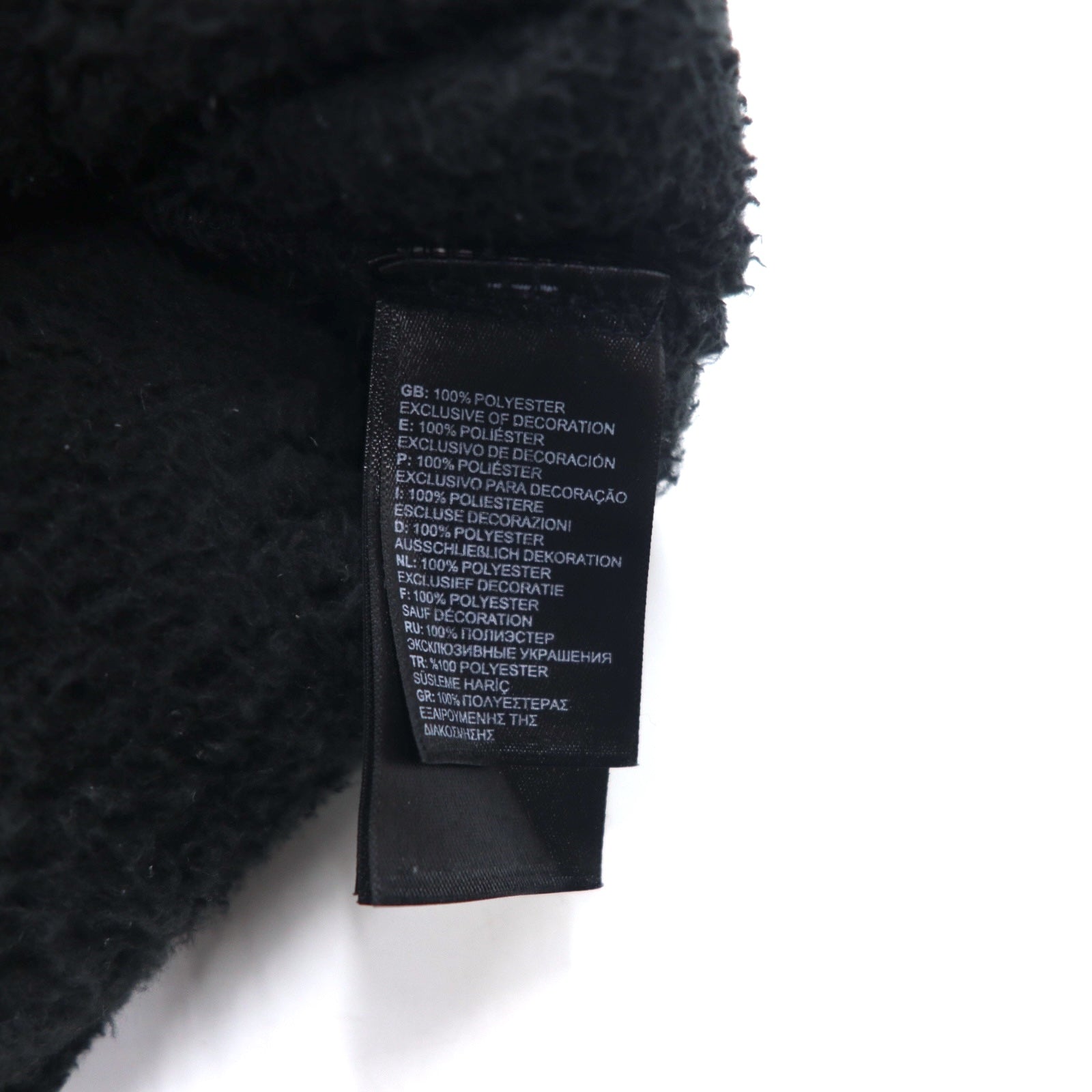THE NORTH FACE Giacca in pile con mezza zip M Nero Poliestere CAMPSHIRE PULLOVER NF0A33QX