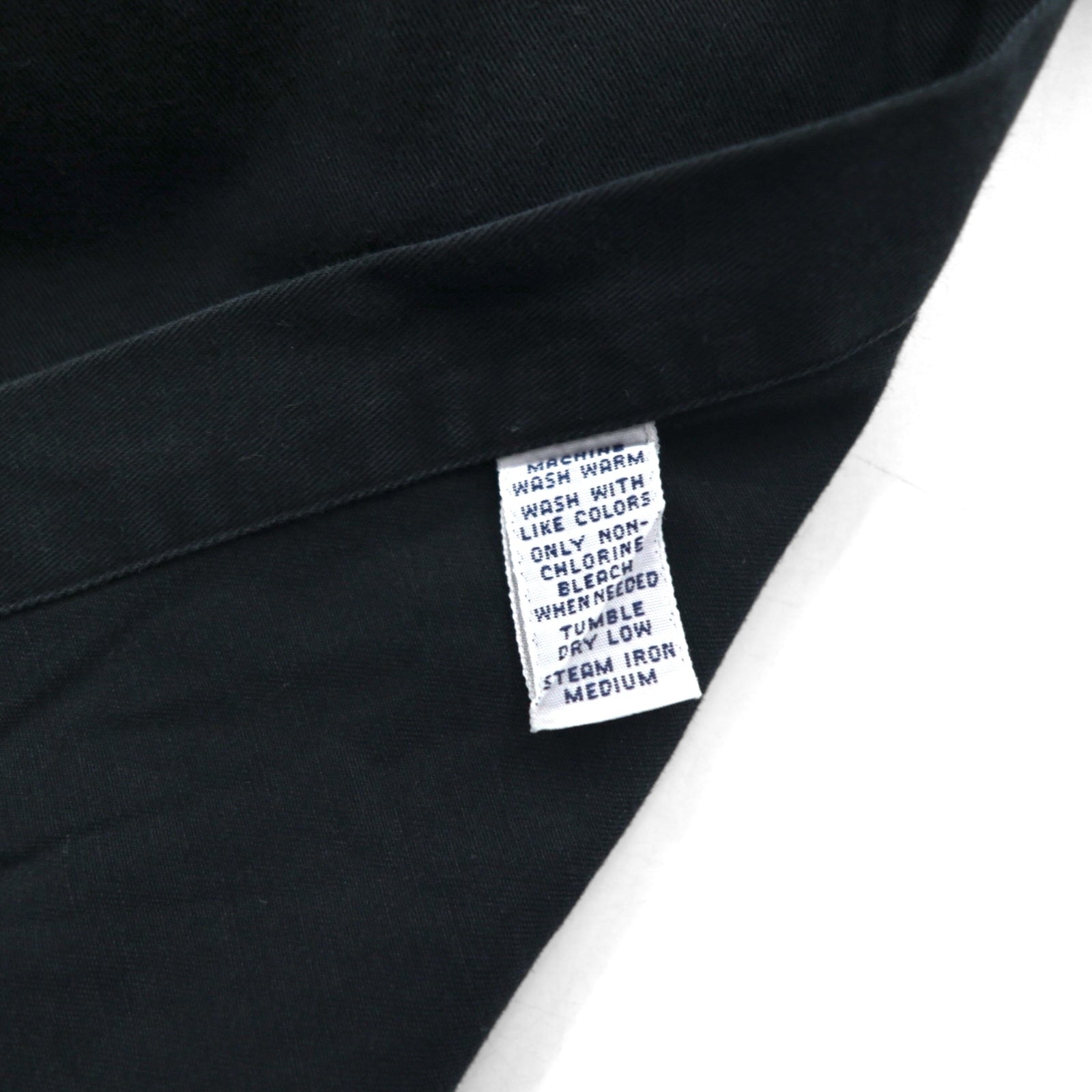 Ralph Lauren anni '90 BLAKE Camicia a maniche corte button-down XL Cotone Ricamo piccolo pony nero