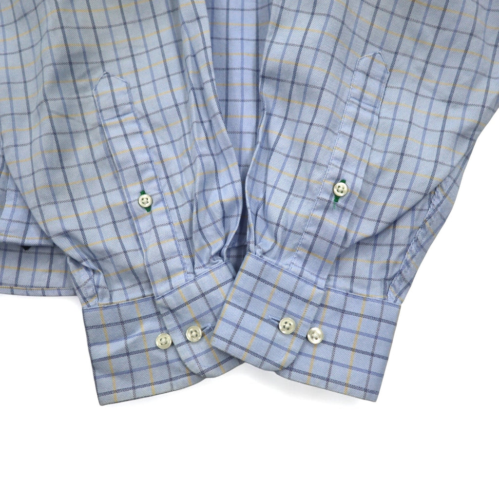 TOMMY HILFIGER 90年代 ビッグサイズ ボタンダウンシャツ L ブルー ウィンドペンチェック