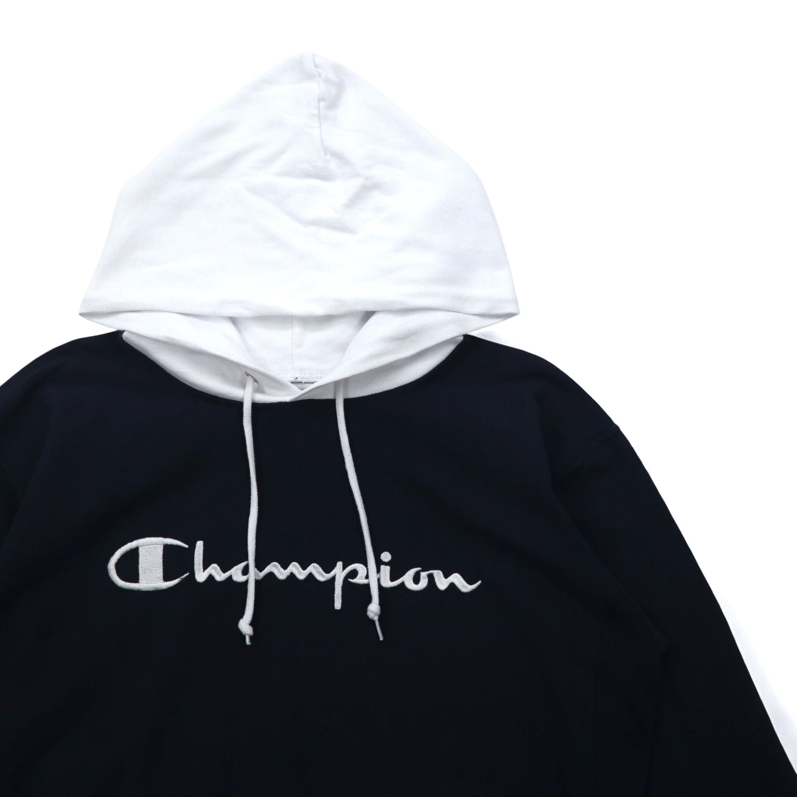 Champion Reverse Weave - Felpa con cappuccio a maniche lunghe, M, blu navy, C3-P408