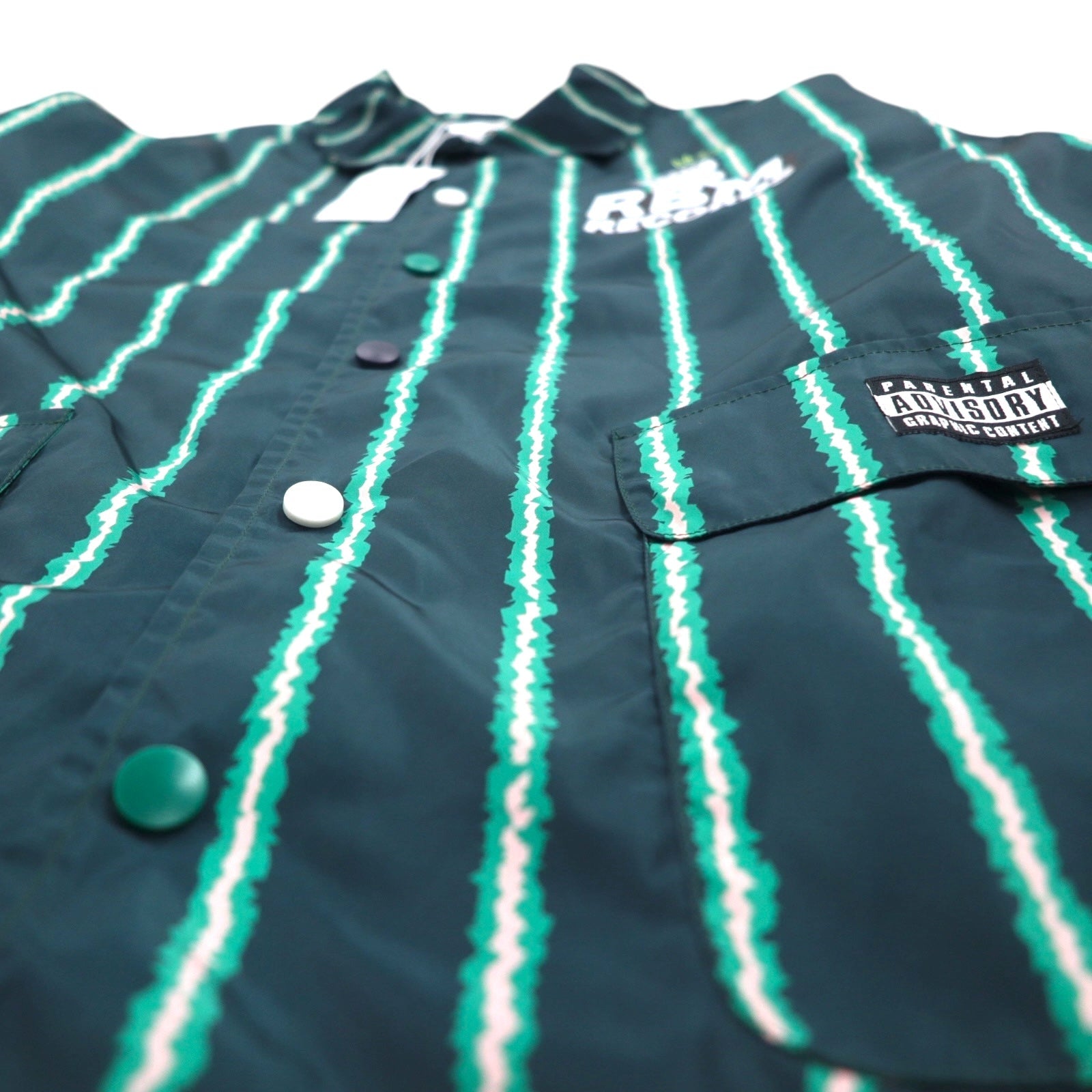 REAL BAD MAN コーチジャケット XL ストライプ RBM RECORDS 未使用品 UNION TOKYO 取扱い